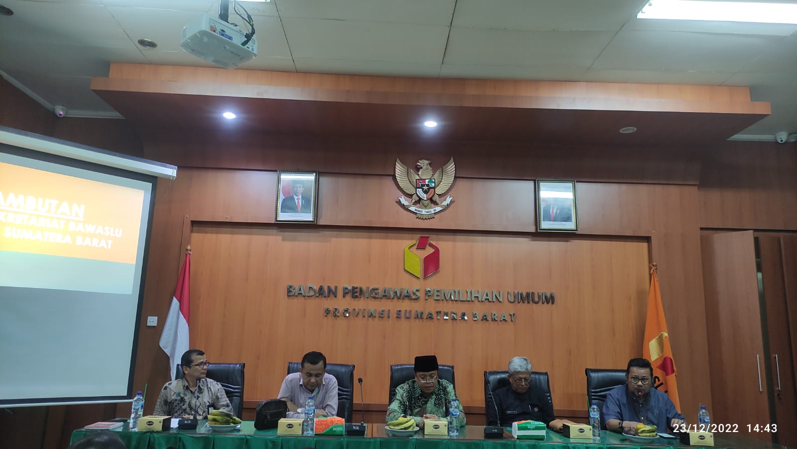 Samakan Persepsi Mobilisasi Arsip, Bawaslu Kabupaten Agam ikuti Rapat Pengelolaan Arsip