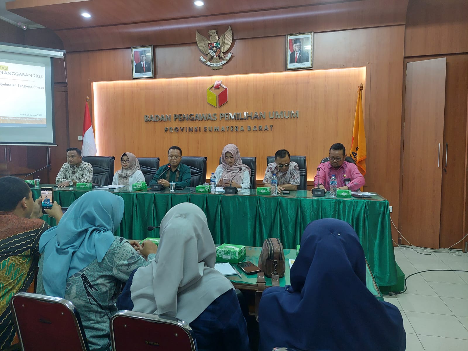 Sinkronkan Program dan Anggaran Kegiatan, Bawaslu Agam Hadiri Undangan Bawaslu Sumbar