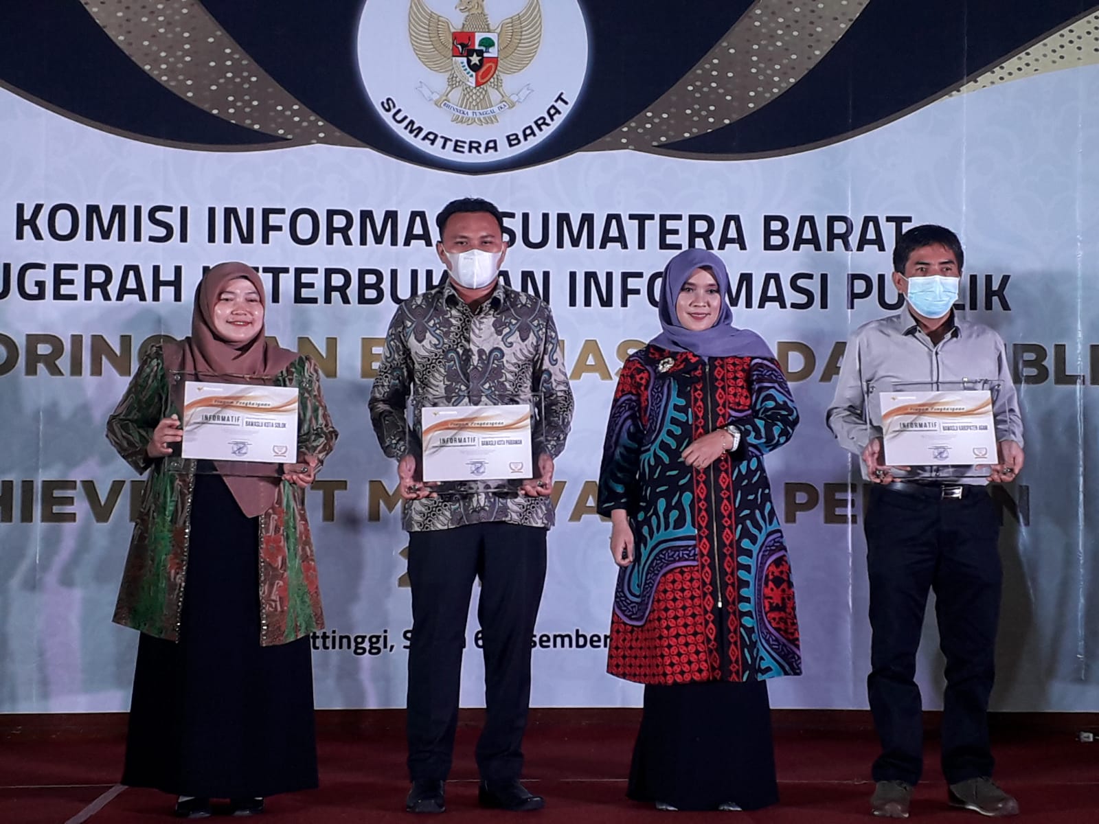 Bawaslu Kabupaten Agam Raih Gelar Badan Publik Informatif