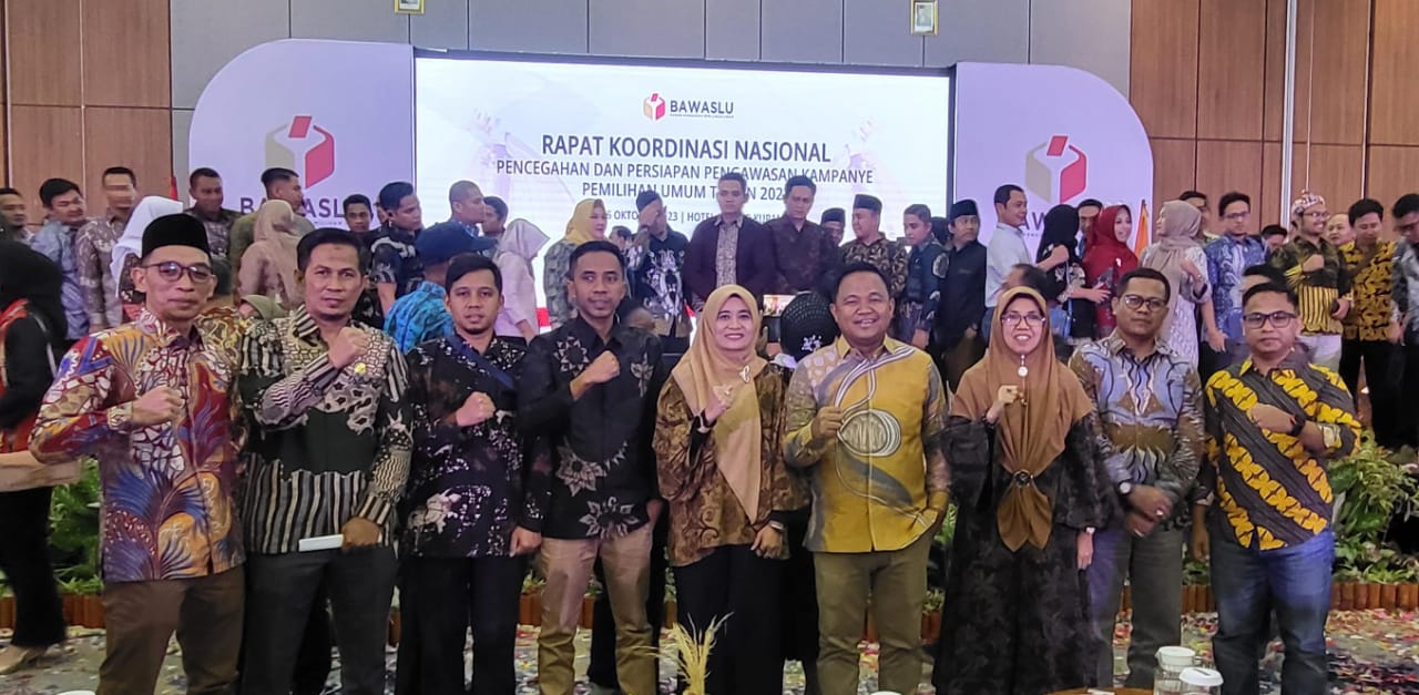 Ikuti Rakernas, Bawaslu Agam Catat Prioritas Mitigasi Kerawanan Pemilu