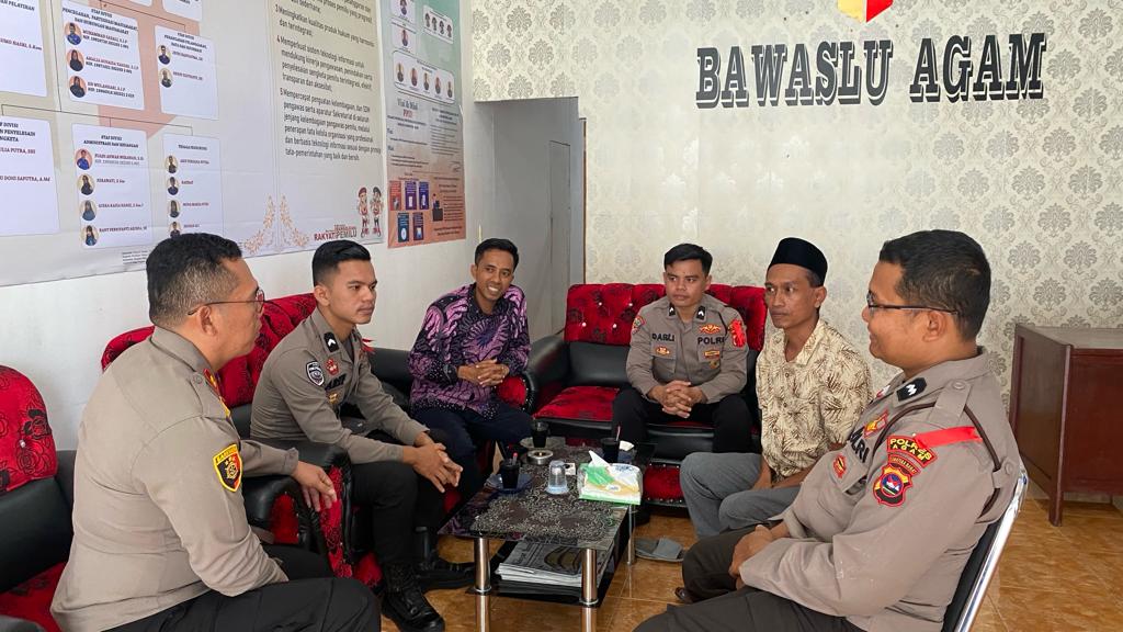 Kantor Bawaslu Agam Kini Dijaga Keamanannya Oleh Pihak Kepolisian Selama Tahapan Pemilu
