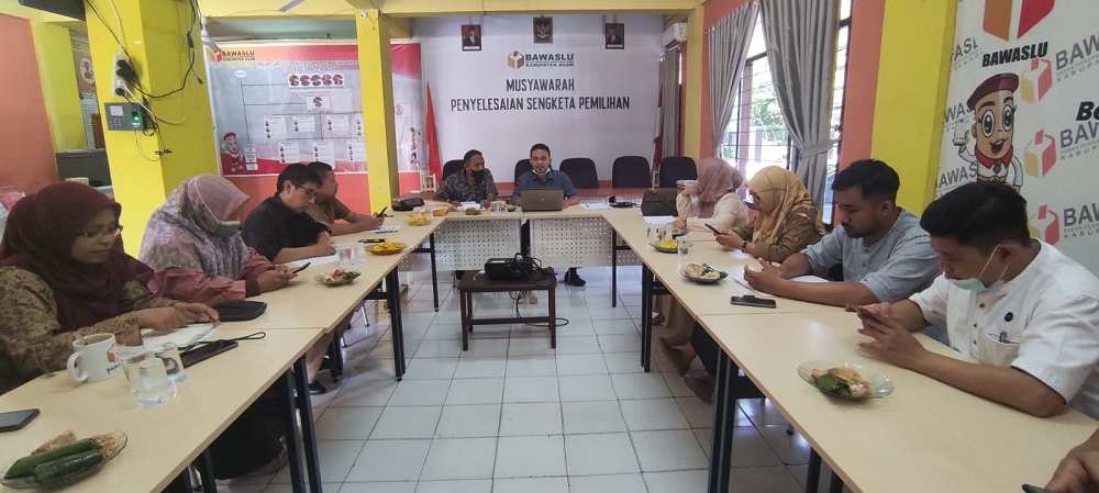 Supervisi dan Monitoring Bawaslu Provinsi Sumatera Barat