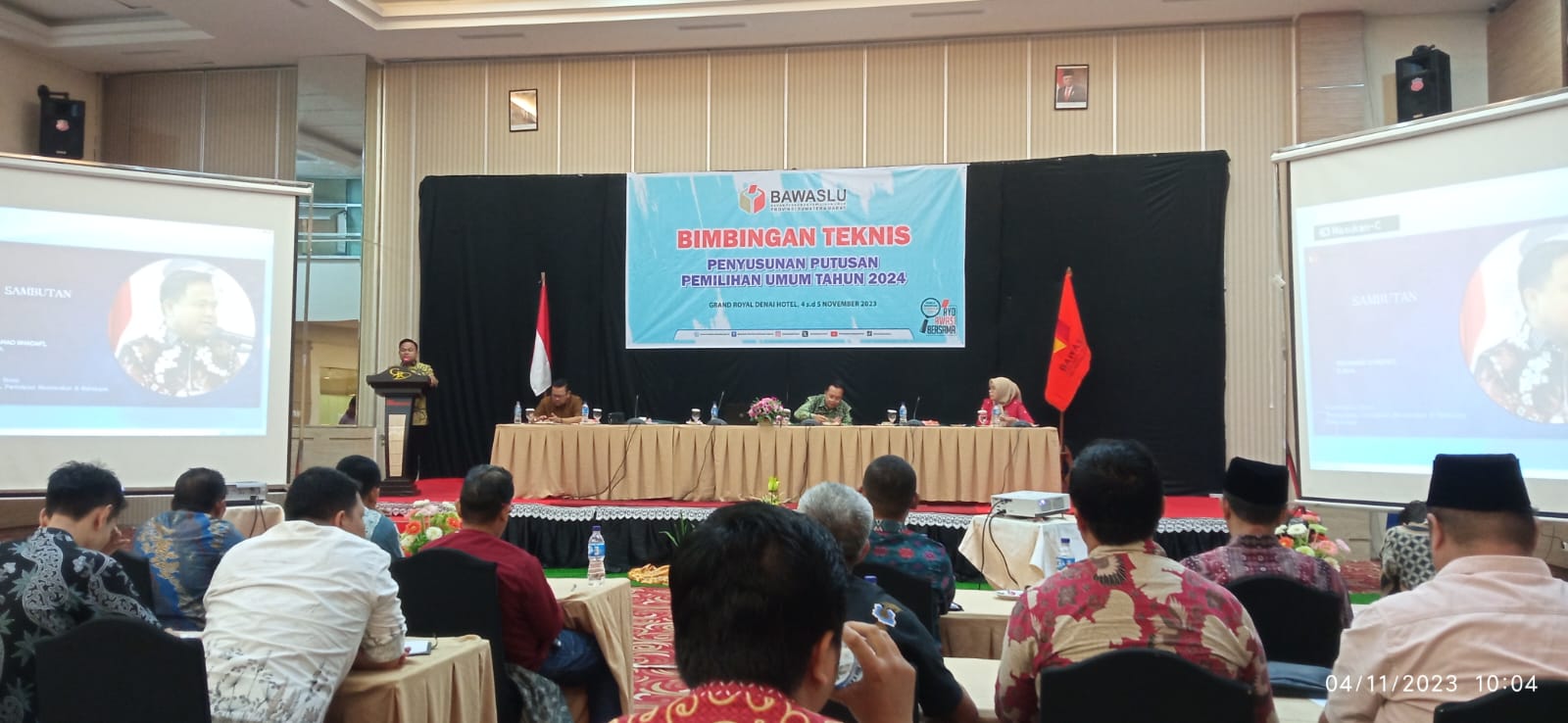Siap Tegakkan Keadilan Pemilu 2024, Bawaslu Agam Ikuti Bimbingan Teknis Penyusunan Putusan Pemilu