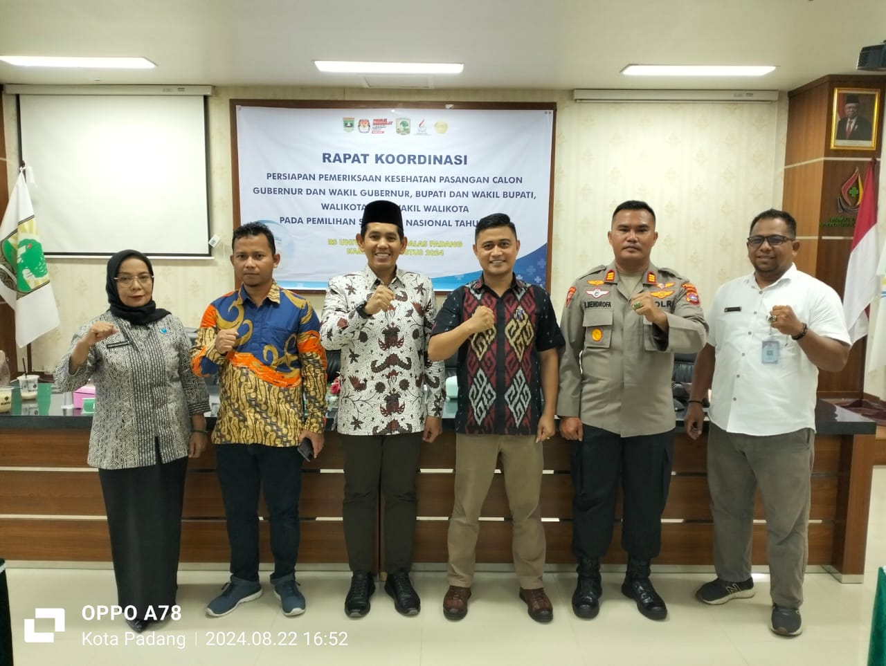 Siap Awasi Tahapan Pencalonan, Bawaslu Agam hadiri Rakor Pemeriksaan Kesehatan