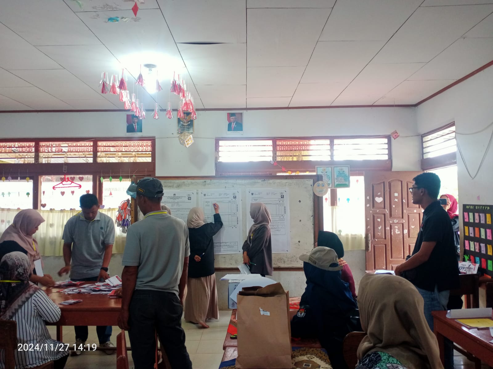 Bawaslu Agam Monitoring Tahapan Pemungutan dan Penghitungan Suara Pemilihan Tahun 2024