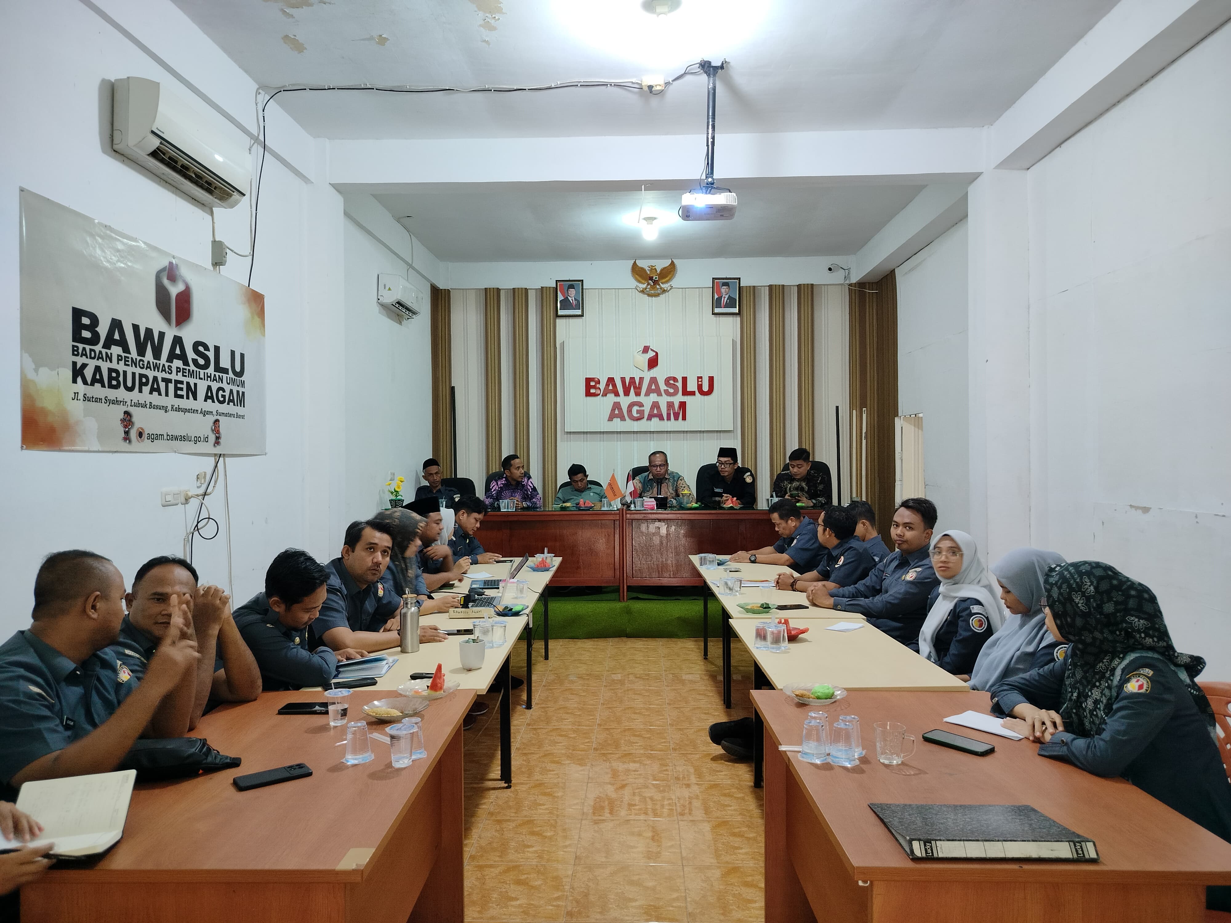 Bawaslu Kabupaten Agam Gelar Rapat Koordinasi Penanganan Pelanggaran Pemilu