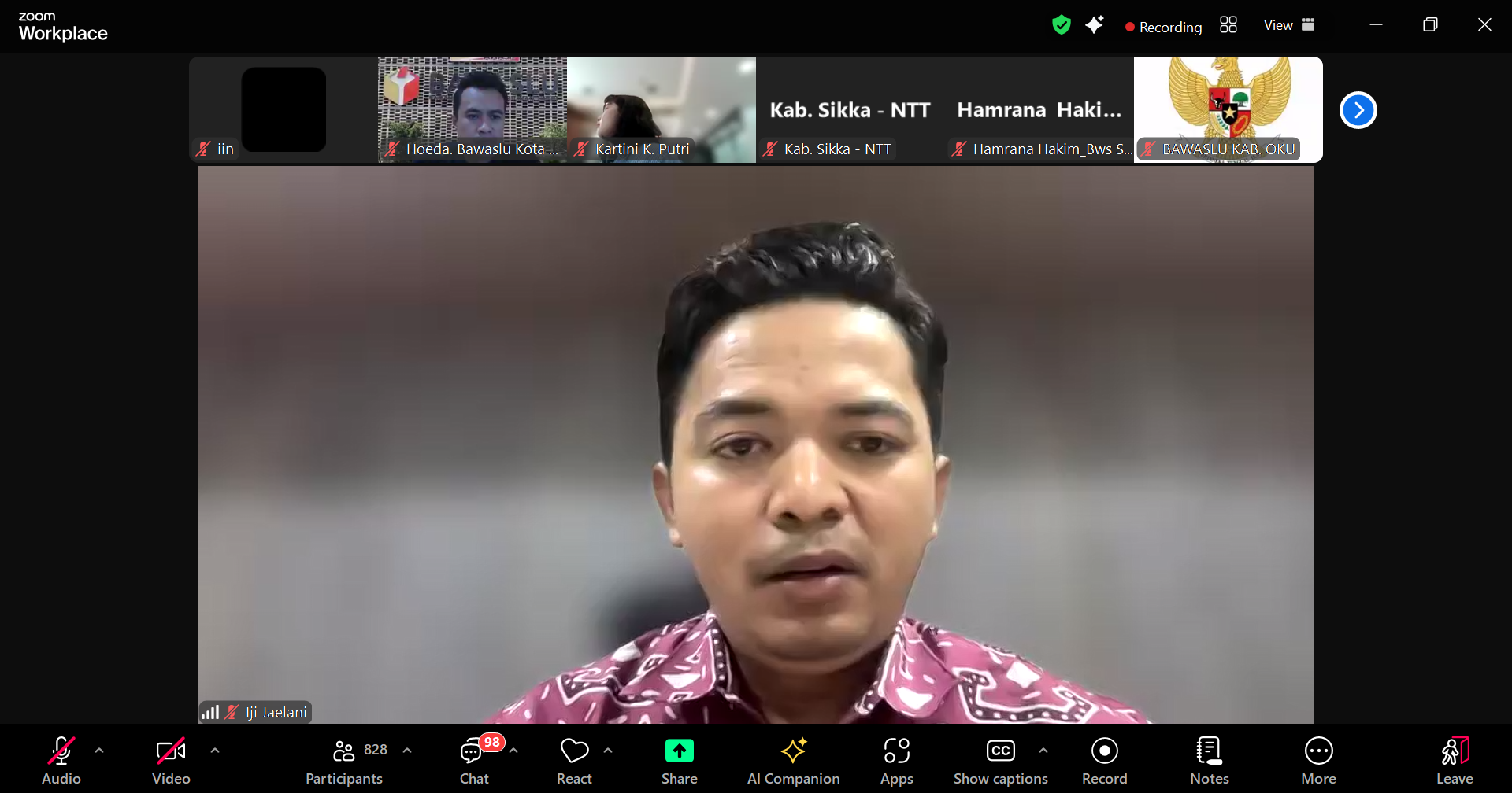 Konsolidasikan Data Pencegahan, Bawaslu RI Evaluasi Teknis Pengisian Form Cegah Online