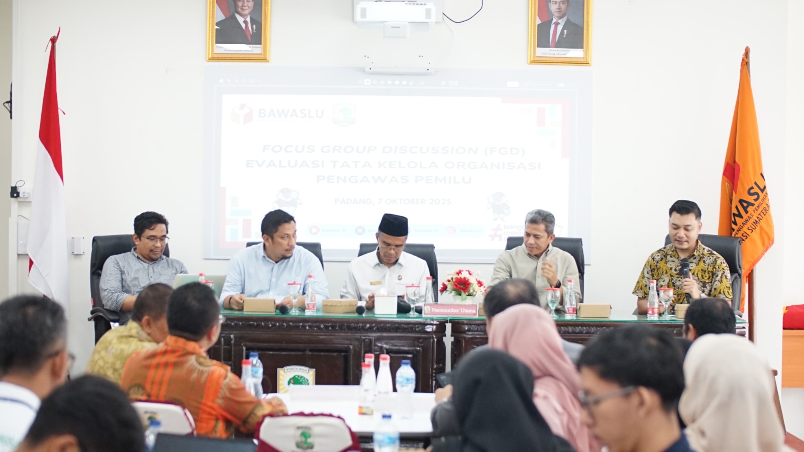 Gelar FDG Di Unand, Bawaslu RI Jadikan Ruang Reflektif Memperkuat Arah Kebijakan Kelembagaan Pengawas Pemilu