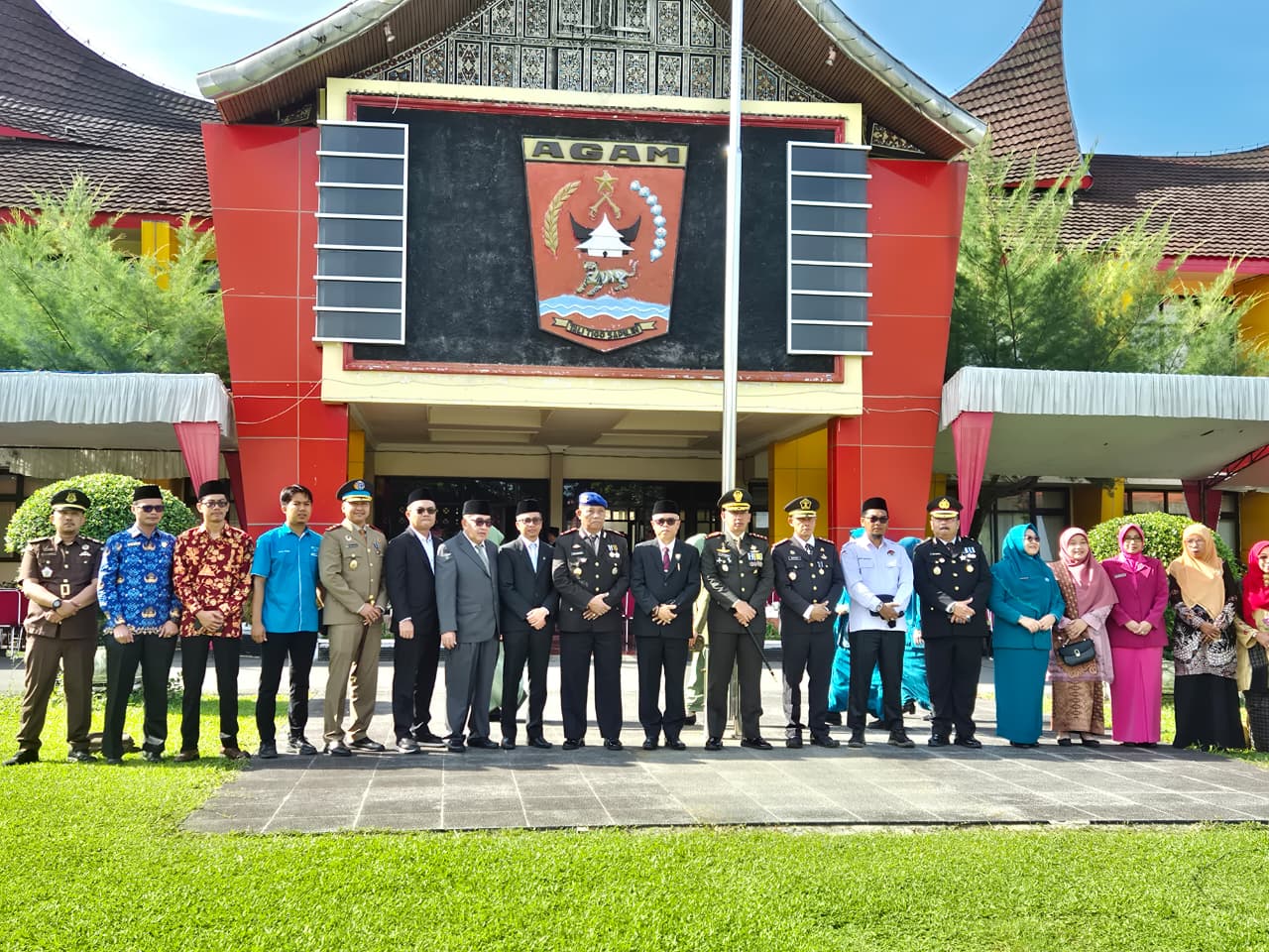 Bawaslu Agam Hadiri Upacara Peringatan Hari Sumpah Pemuda Bersama Forkopimda Kabupaten Agam