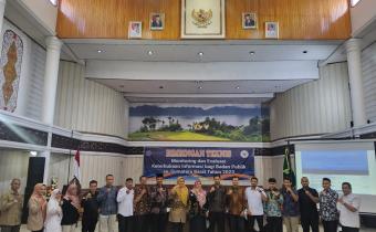 Monitoring dan Evaluasi Keterbukaan Informasi, PPID Bawaslu Kabupaten Agam ikuti Bimbingan Teknis