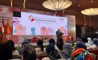 Srikandi Bawaslu Agam Hadiri Konsolnas Perempuan Pengawas Pemilu Tahun 2022 "Gerak Berani Jaga Demokrasi"