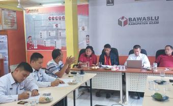 Perkuat Teknologi Informasi Pengawasan, Bawaslu Agam Gandeng PWI (Persatuan Wartawan Indonesia) Agam 