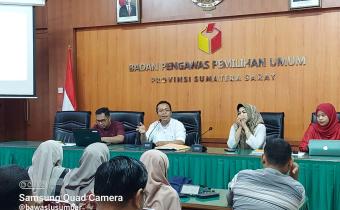 Bawaslu Agam Himpun Masalah Rekap DPS Tingkat Provinsi Bersama jajaran Pengawas se-Sumbar