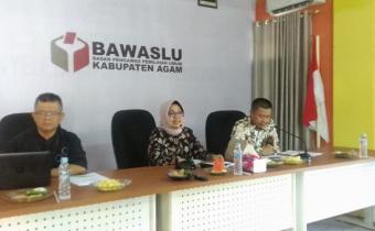 Bawaslu Agam Gelar Rapat Pembinaan Penanganan Pelanggaran