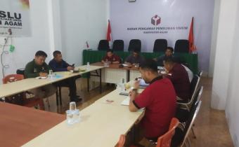 Pencegahan Verifikasi Administrasi Bakal Calon Anggota DPRD, Bawaslu Agam Lakukan Koordinasi