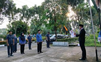 HUT RI ke 79, Bawaslu Agam Laksanakan Upacara Bendera