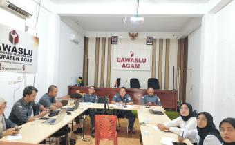 Bawaslu Agam Ikuti Evaluasi Kinerja dan Pelaporan Program Bawaslu