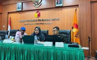 Bawaslu Agam Hadiri Evaluasi Pengisian Kuisioner Pasca Masa Sanggah E-Monev KI