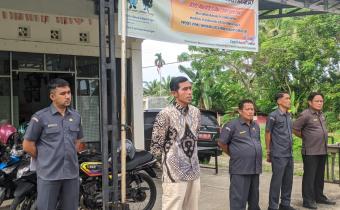 Apel Pagi di Lingkungan Sekretariat Bawaslu Agam